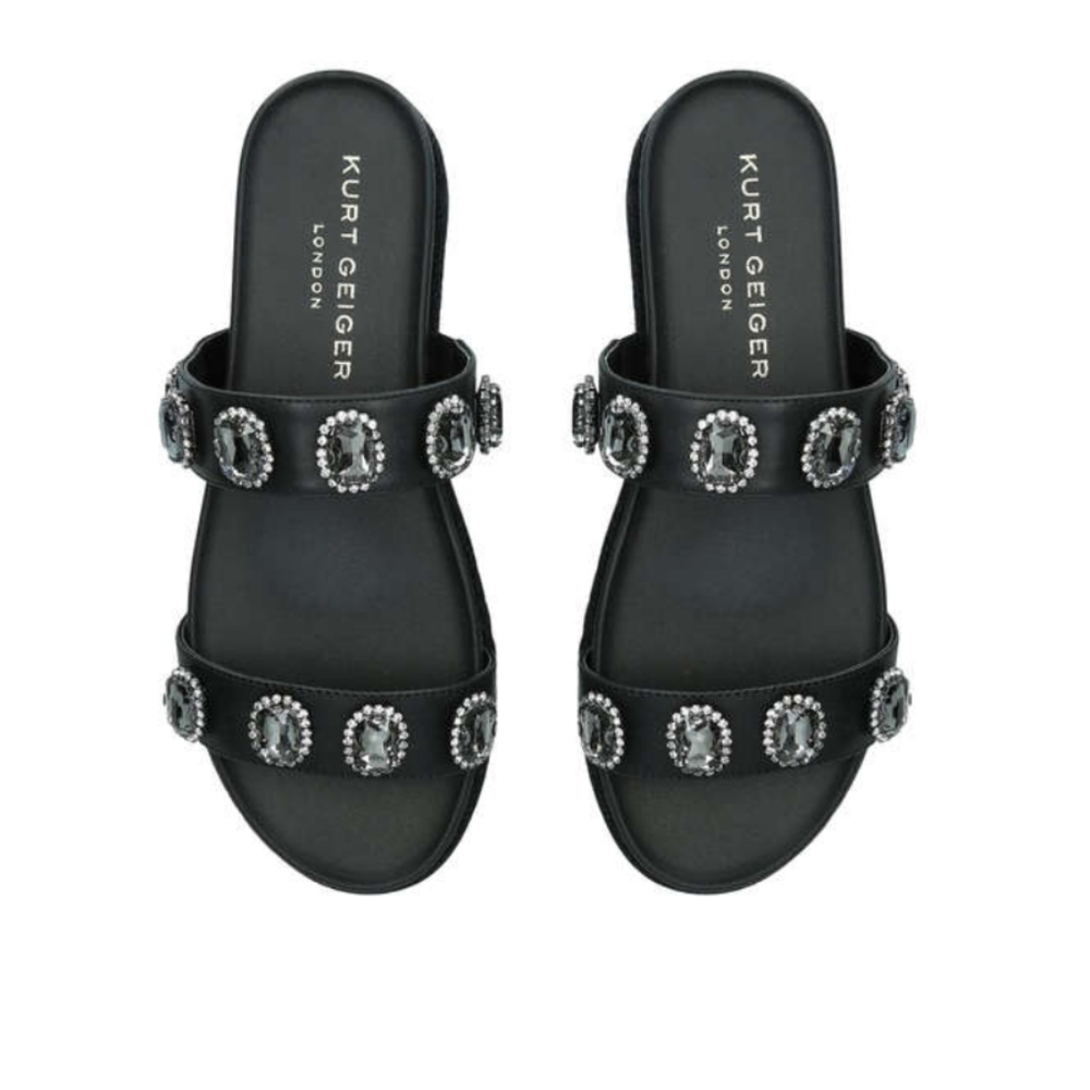 Kurt Geiger London "Maiden" flat sandals